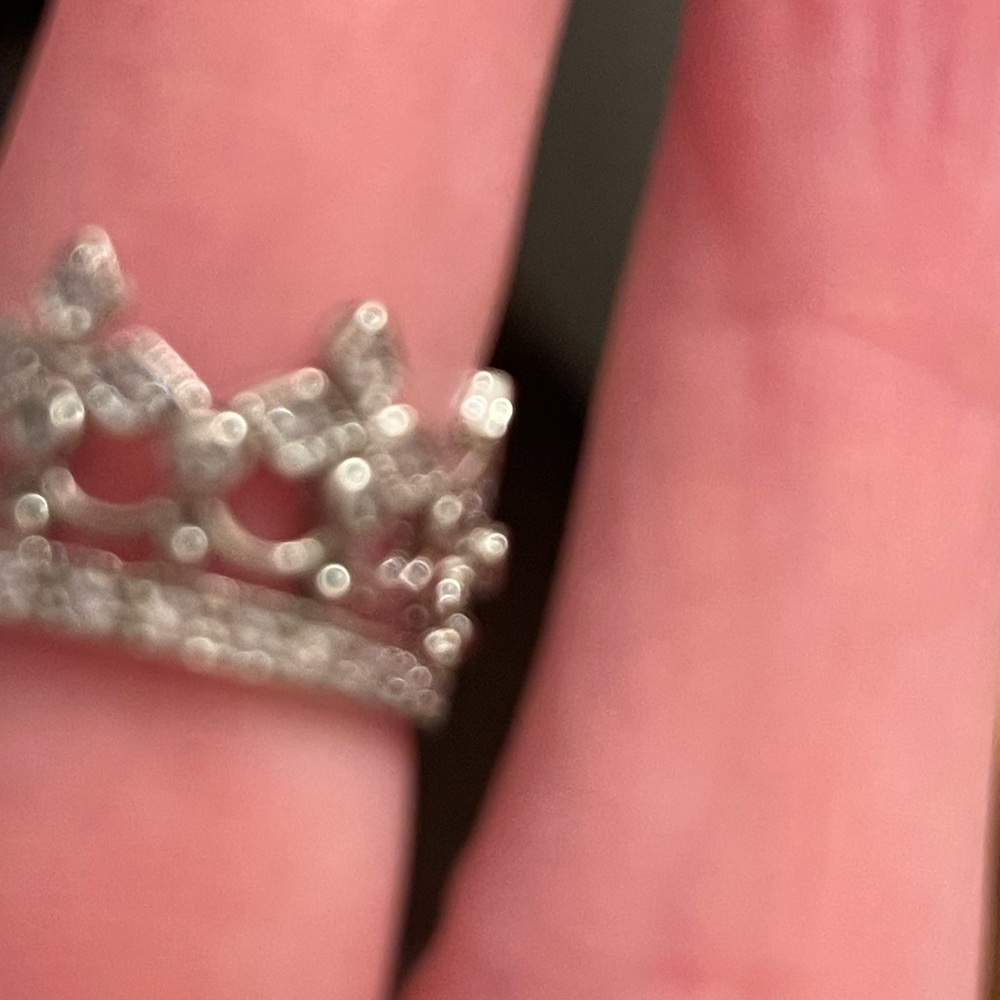 Princess Ring sterling silver and cubic zirconia